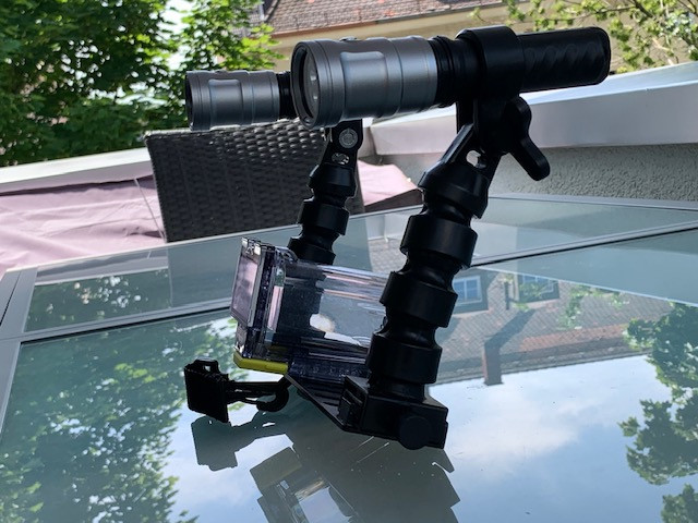 Photo/Video Equipment for filming underwater