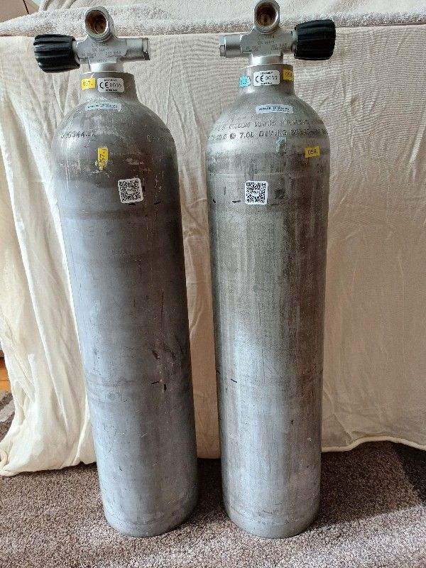 Tanks/Weight Offer 7l aluminum bottles
