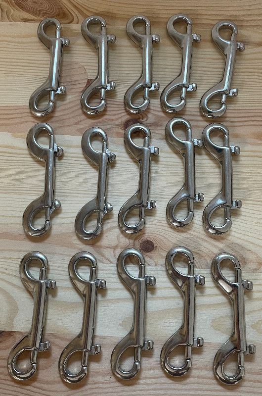 Tauchausrüstung 15 Stück Doppelender 100mm. Neu und ungebraucht. 