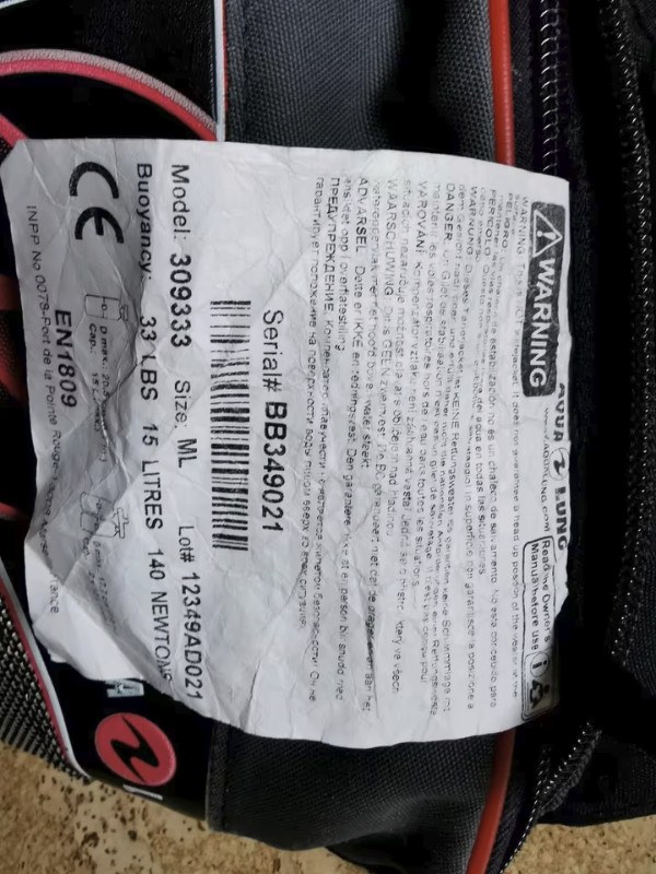 Tarierjacket Aqualung Pro LT Tarierweste Jacket Tauchen Gr. ML  VB 100 € + Versand