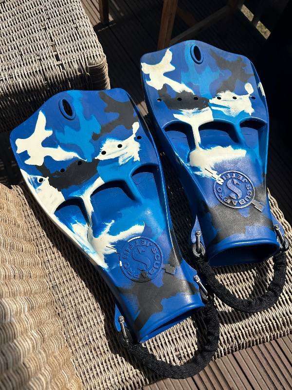 Dive Gear Scubapro Jet Fins Camouflage – Size M – Excellent Condition