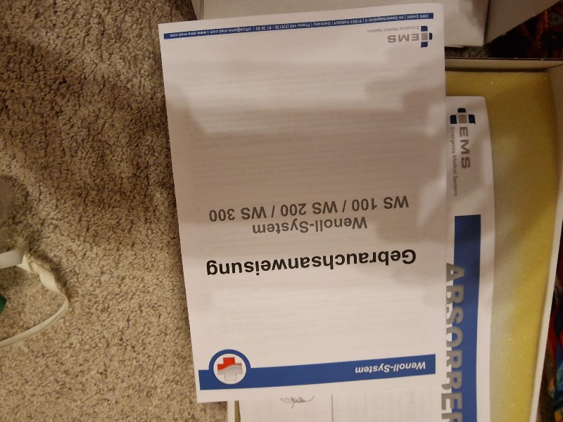 Miscellaneous Wenoll Sauerstoffkreislaufpaket Notfall Sauerstoffkoffer WS200 Emergency Oxygen Case