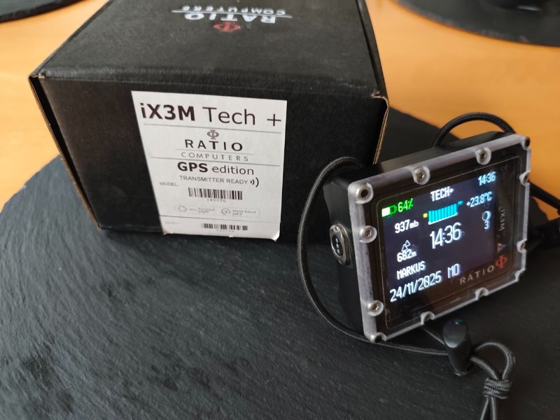 Tauchcomputer/Uhr Ratio iXM Tech+ GPS Edition