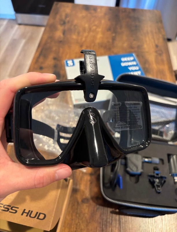 Scuba Travel ScubaPro Galileo HUD Dive Computer + Compatible Frameless Mask