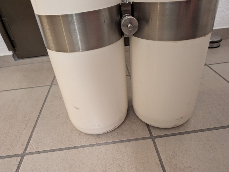 Tanks/Weight Polaris Double Immersion 12L Long/232bar Steel with Concave Bottom