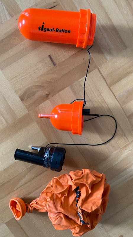 Dive Gear Signal balloon Nautec, (replaceable balloon defective)