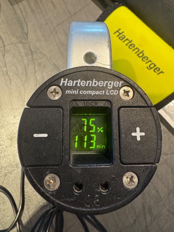 Dive Light Hartenberger Mini Compact LCD with LED Head