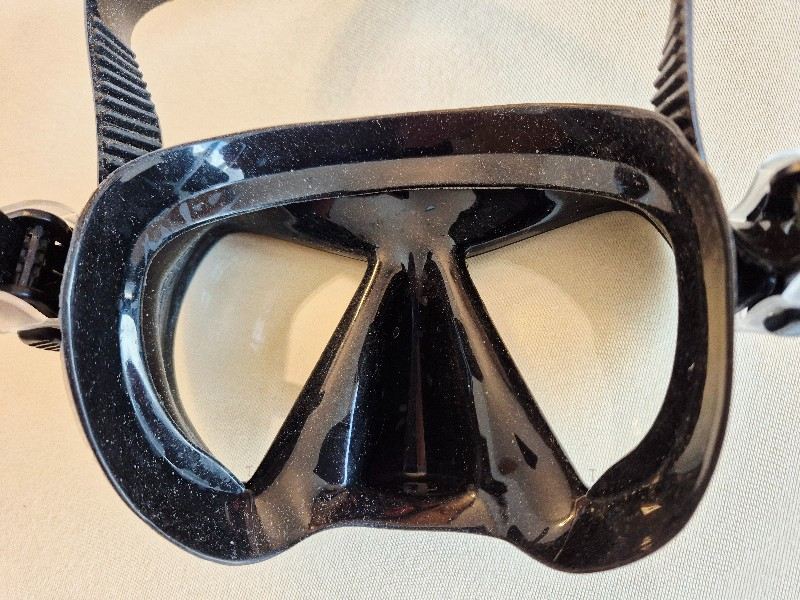 Basic Equipment NEW Mares Demon Two-Glass Mask Tricomfort Silicone Black / Grey