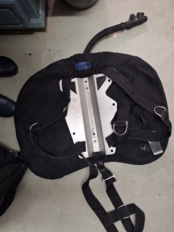 BCD/Vest DIR ZONE Bladder with Backplate for Dual Appliances