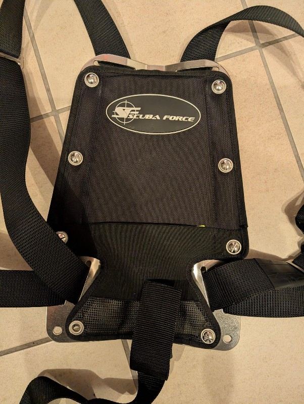 BCD/Vest Scubaforce Backplate incl. Cobra Harness and Storage Pack