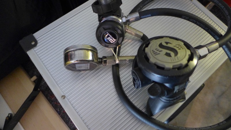 Atemregler Stage-Regler Scubapro MK17 mit S550, Finimeter & Schläuchen – 120 € VB
