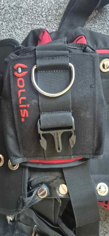 Tarierjacket Hollis scuba diving wing setup
