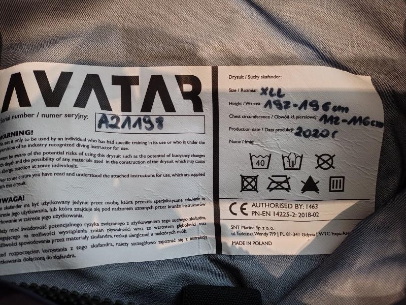 Tauchanzug SNT Avatar 101 XLL Trockentauchanzug