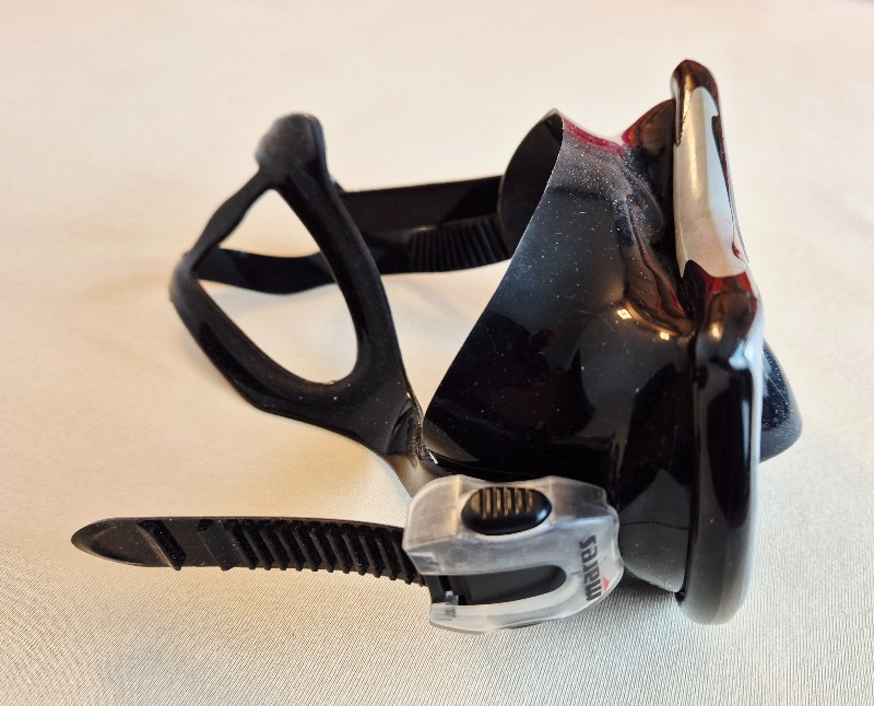 Basic Equipment NEW Mares Demon Two-Glass Mask Tricomfort Silicone Black / Grey