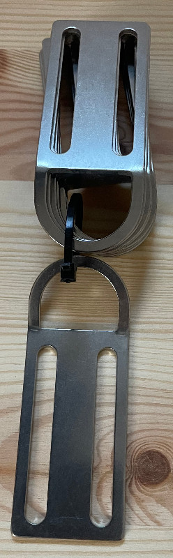 Tauchausrüstung 11 x D-Ringe für Begurtung. Neu und ungebraucht. 