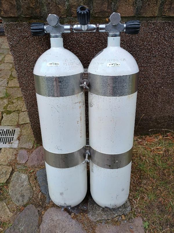 Tauchflasche/Blei Doppel 12 / 230 bar