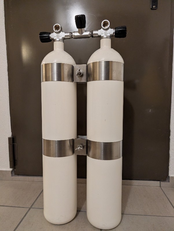 Tanks/Weight Polaris Double Immersion 8.5L Long/232bar Steel with Concave Bottom