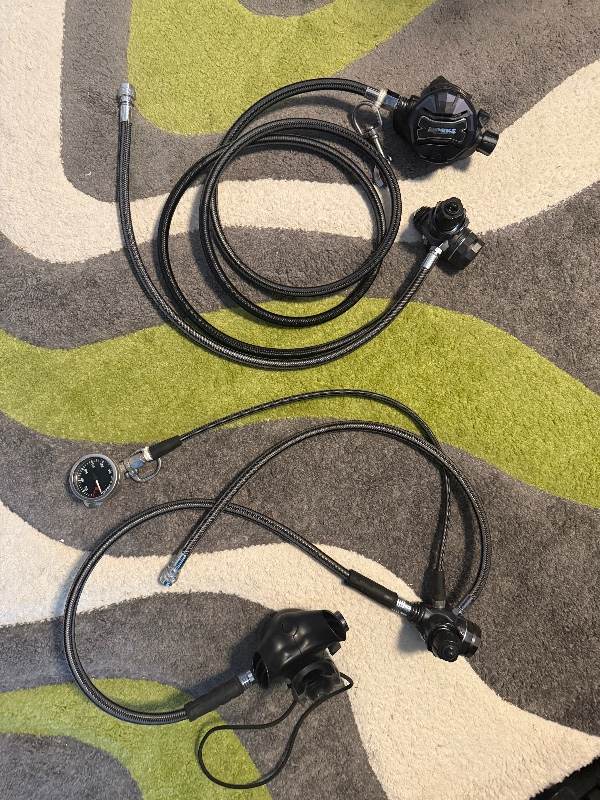 Atemregler Apeks Black Sapphire Set