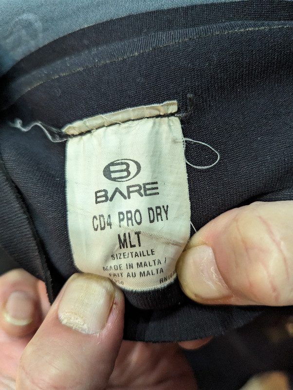 Dive Gear BARE Drysuit