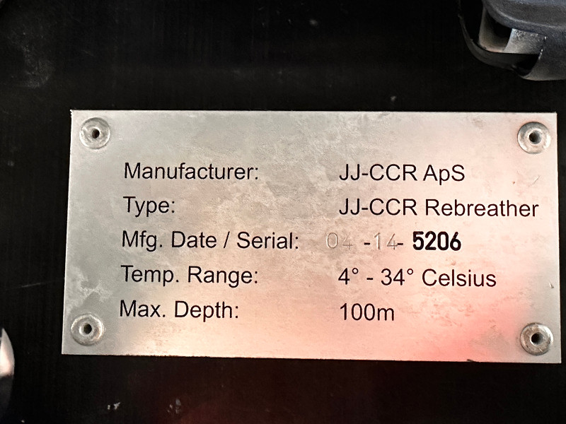 Dive Gear Rebreather JJ-CCR