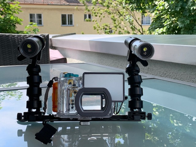 Photo/Video Equipment for filming underwater