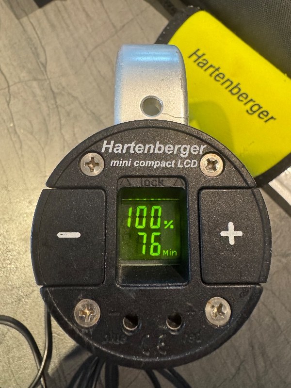 Dive Light Hartenberger Mini Compact LCD with LED Head