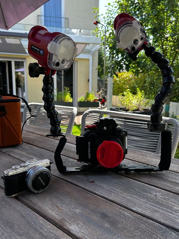 Photo/Video Olympus Camera PEN E-PL7 + UW Housing PT-EP12 + Diffuser Diving