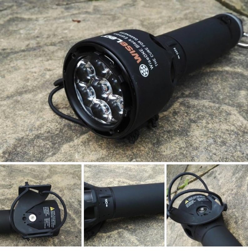 Dive Light WiseLED 5000lm with or without Tec-Handle and Charger