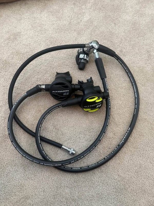 Reise Atomic B2 Z2 scuba regulator.
