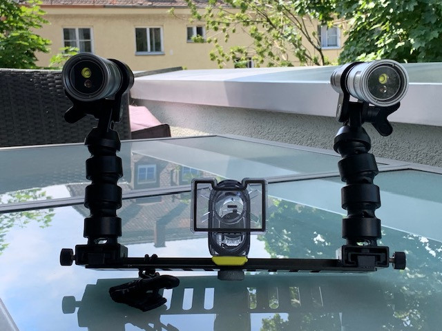 Photo/Video Equipment for filming underwater