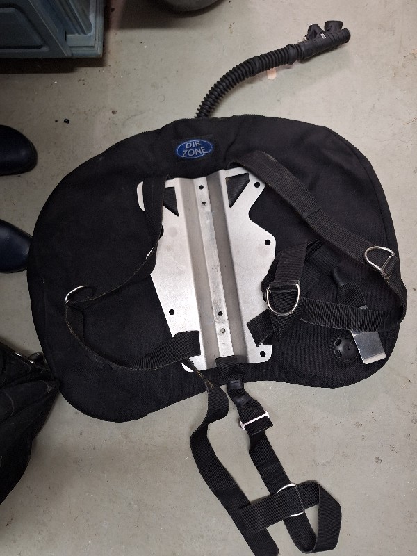 BCD/Vest DIR ZONE Bladder with Backplate for Dual Appliances