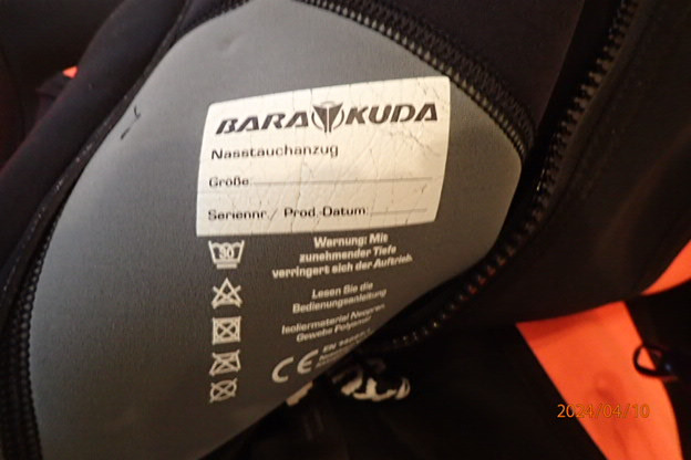 Tauchanzug Barakuda 3mm Damen-Tauchanzug in Gr. 44