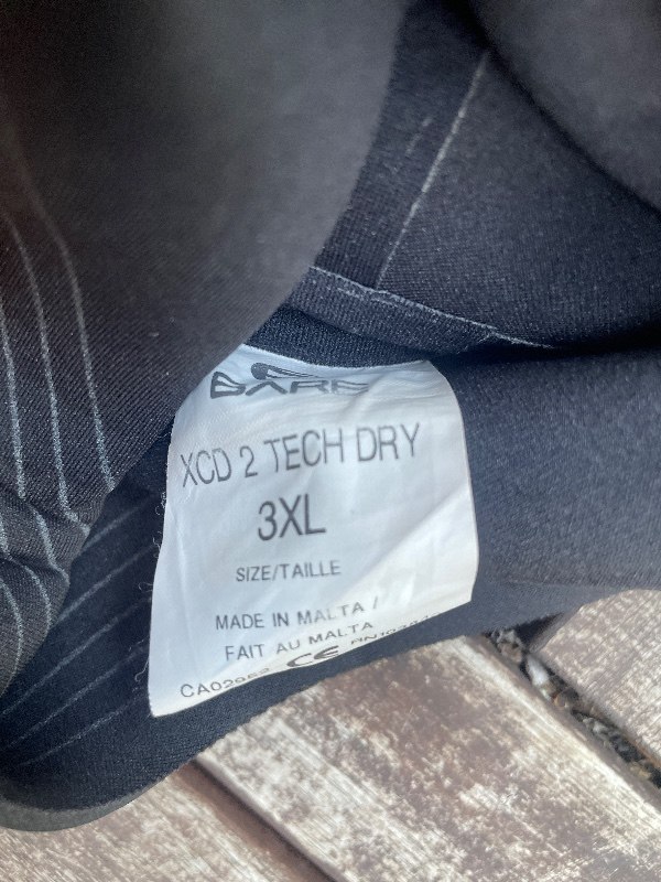 Dive Suit Drysuit BARE XCD 2 Tech Dry 3XL