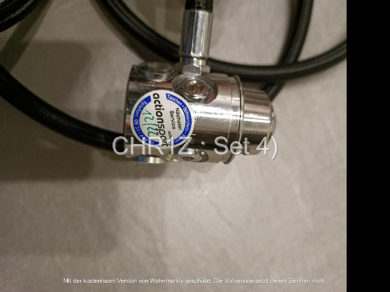 Regulator Poseidon Cyklon 5000 | 2 pieces 1st + 2nd stage | Suitable for cold water