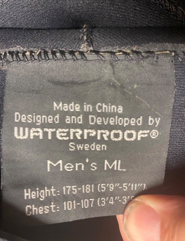Tauchanzug Waterproof SD Combat in Man ML 