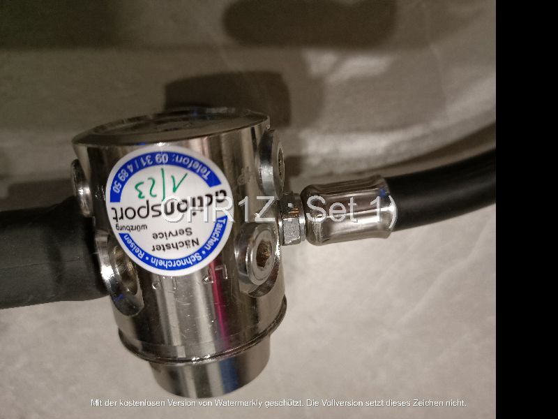Regulator Poseidon Cyklon 5000 | 4 pieces 1st + 2nd stage | Suitable for cold water