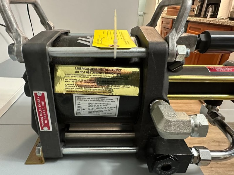 Tauchkompressor Haskel AG-30 Single Stage Gas Booster