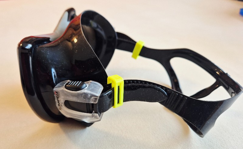 Basic Equipment NEW Mares Demon Two-Glass Mask Tricomfort Silicone Black / Grey
