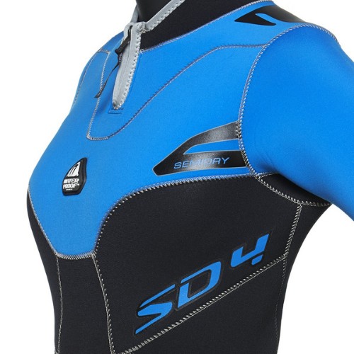Dive Suit WATERPROOF Semi-dry suit SD4 7mm Semidry Lady size M.