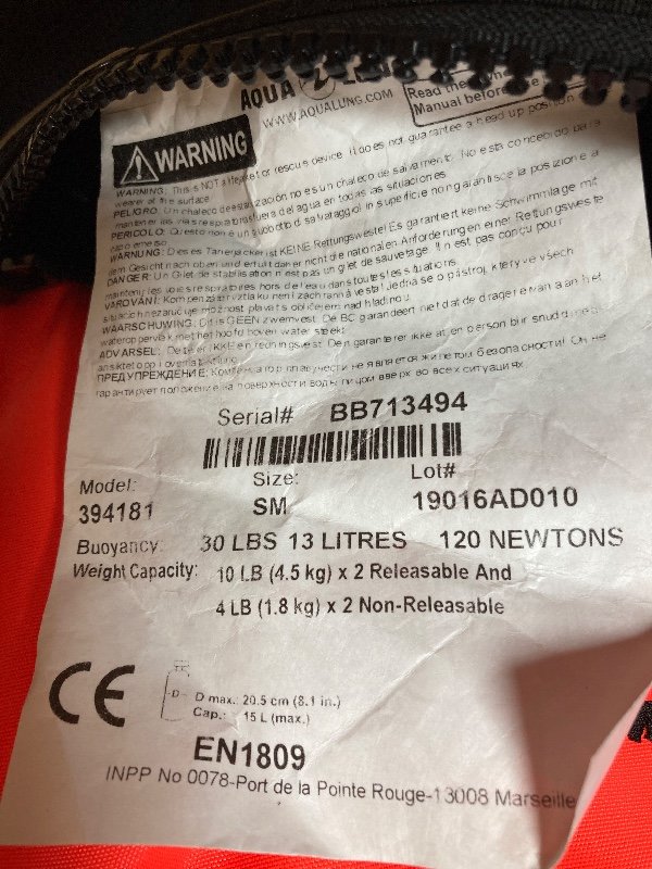 BCD/Vest Aqualung Pro QD M HI-VIZ, orange, new