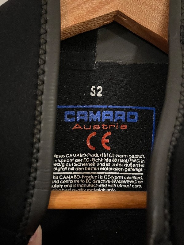 Tauchanzug Kombi Tauchanzug lang und kurz á 7mm schwarz gelb Camaro