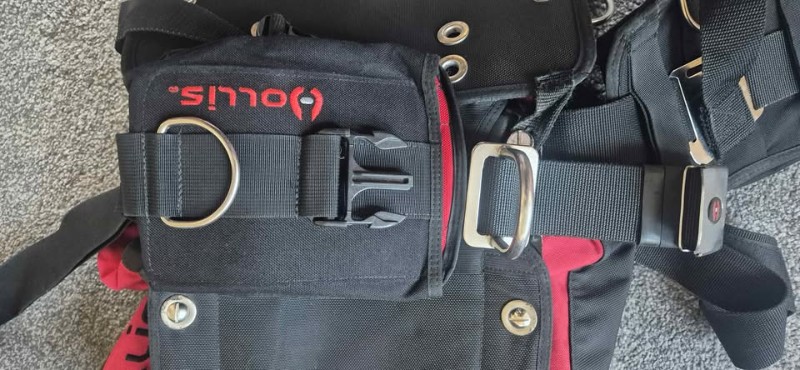 Tarierjacket Hollis scuba diving wing setup