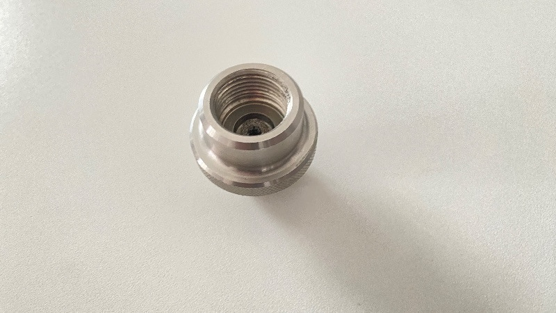 Tauchflasche/Blei INT Adapter mit Einsatz  - T Abzweig Druck-Tank für zwei Druckstufen-Regler  - Adapter G Gewinde Sauerstoff