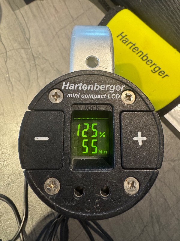 Dive Light Hartenberger Mini Compact LCD with LED Head