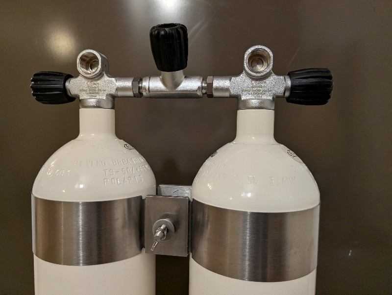 Tanks/Weight Polaris Double Immersion 8.5L Long/232bar Steel with Concave Bottom