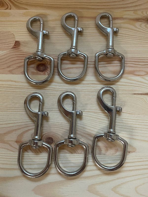 Tauchausrüstung 6 Stück Stage Karabiner. Neu und ungebraucht. 
