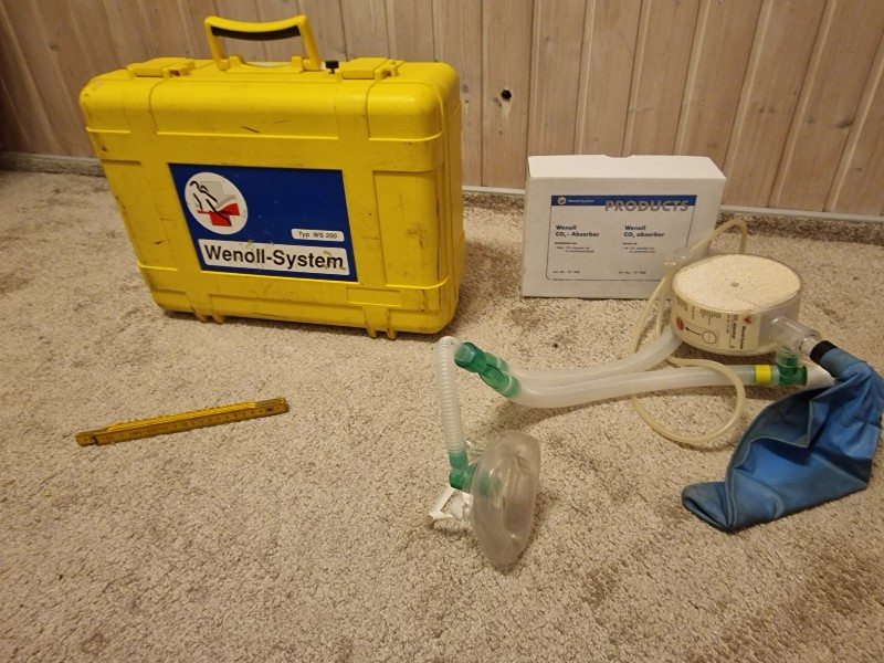 Miscellaneous Wenoll Sauerstoffkreislaufpaket Notfall Sauerstoffkoffer WS200 Emergency Oxygen Case