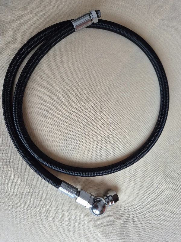 Atemregler NEUER 100 cm langer Miflex MD-Schlauch mit Swivel 360° drehbarer Winkleladapter