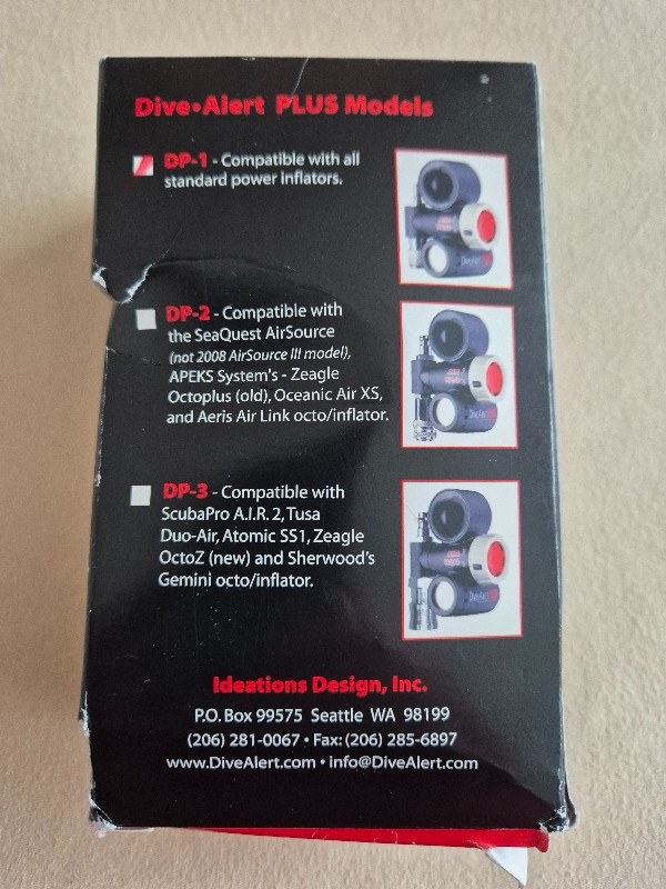 Tauchausrüstung Dive Alert Plus Doppel-Signalgeber Horn Hupe Sirene Pfeife Notruf