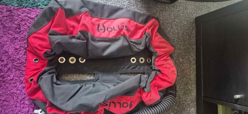 Tarierjacket Hollis scuba diving wing setup